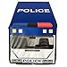 2-in-1 Police Car Children's Toy and Storage Box With Kids 3D Puzzle of Adventure Ship
