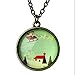 Fresh Simple Gemstone Lovely Christmas Series Necklace