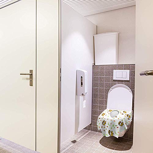 Disposable Toilet Seat Covers, Rquite Large Potty Full Cover, Portable Individually Wrapped No Slip Perfect for Travel, Home Use, Toddler Potty Training, The Pregnant, Kids and Adults(20 Packs)  - Thumbnail 6