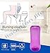 Travel Bidet iBzera Portable Handheld Bidet Bottle - Bathroom Toilet Bidet Cleaner Bottom Spray Wiper Personal Hygiene Refresher Peri Bottle for Home Hotel Office Vacation (17oz / 500ml) (Violet+)