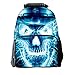 Skymoon Children's 3D Animal School Backpacks (16 Inch,Skull) by Skymoon
