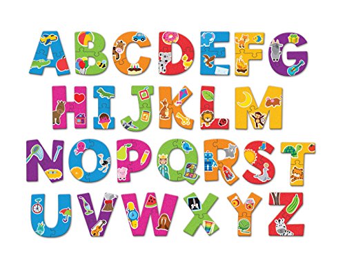 Learning Resources Alphabet Puzzle Cards, 52 Pieces