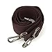 Adjustable Brown Color Shoulder Strap for Briefcase Luggage Bag Casual Bag-Silver