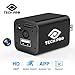 Tech Pro Hidden Spy Camera - 32 GB Included - 1080P HD Nanny Camera - Baby, Office -Can Charge Samsung and iPhone - USB Charger Camera - 2018 Premium Edition - 1 Year Warranty - 100% Satisfaction