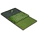 Nova Microdermabrasion Tri-Turf Golf Hitting Grass Mat Portable Golf Driving Chipping Mat Realistic Fairway & Rough w/Rubber Tee Holder for Backyard Outdoor & Indoor Practice (Hitting Mat)