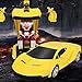 Pack of 2 RC Transform Car Robot,RC Car Robot,Deformation Car Toy,Race Car Radio Control Toys for Kids- Each with Different Frequencies Both Can Race Together