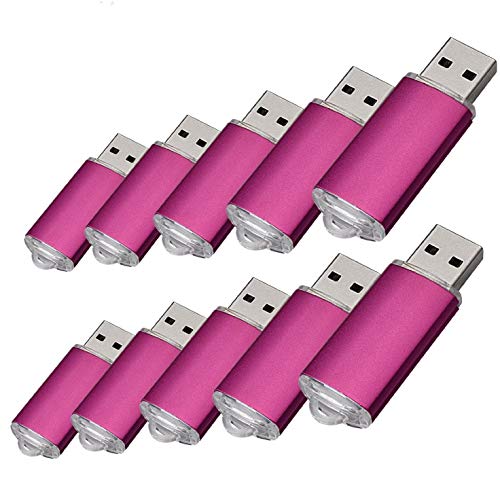 USB-Stick (4 GB, USB 2.0, 4 GB, Rosa), 50 Stück