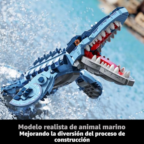TYCOLE Mosasaurus Dinosaurios Juguetes 805 Piezas, Dinosaurio Juego de Construcción, Regalo para Niños y Niñas 7+, Halloween, Navidad y Cumpleaños