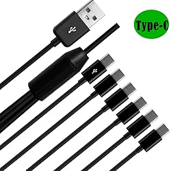 SplendoRoute Multi Charging Cable, USB C Splitter