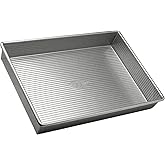 USA Pan Bakeware Rectangular Cake Baking Pan, 9 x 13 inch, Nonstick & Quick Release Coating, Aluminized Steel