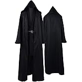 Rongxu Mens Tunic Robe Cosplay Costume Adult Tunic Hooded Robe Outfit Full Set Halloween Costume US Size