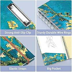 Rimilak Spiral Clipboard Folio with Refillable