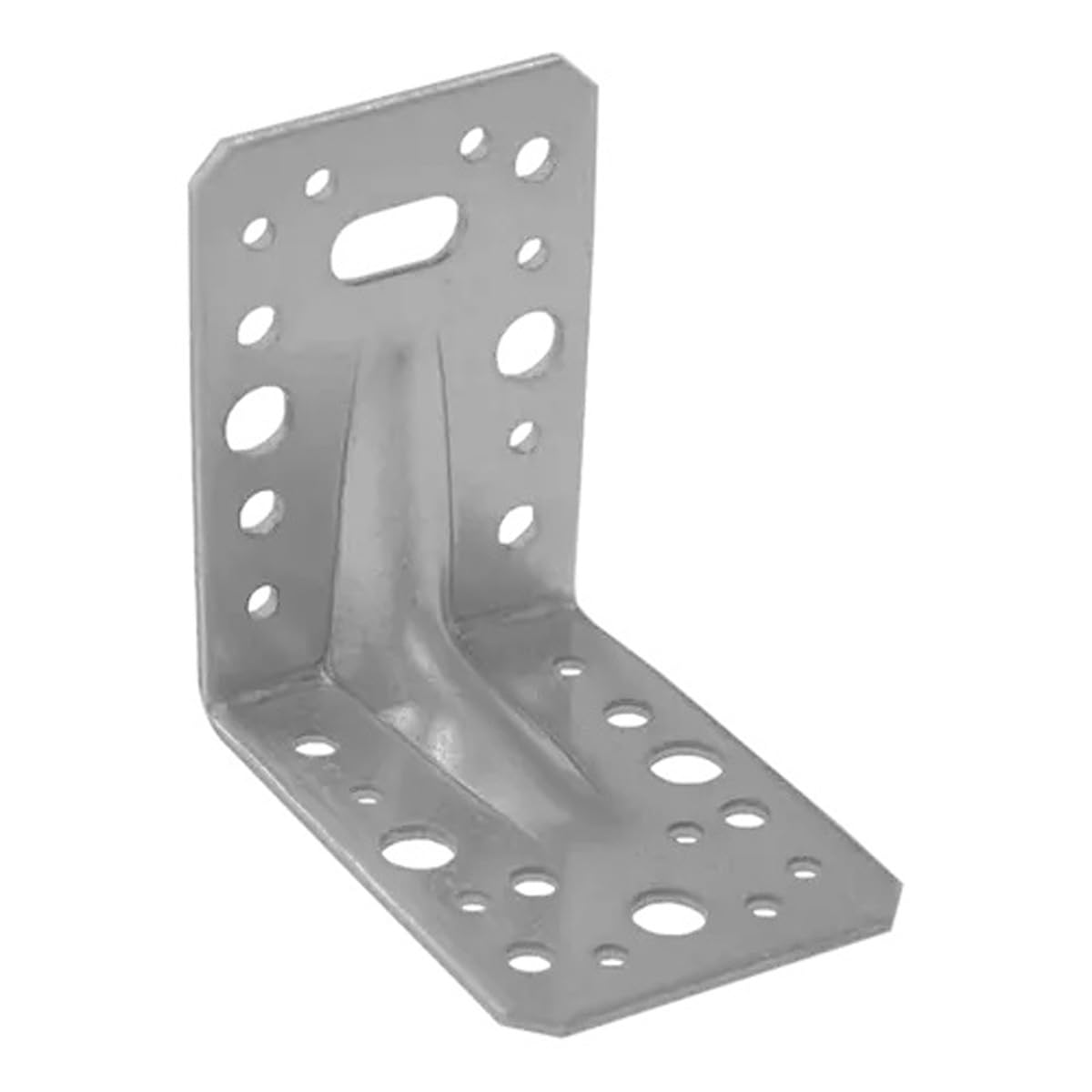 90mm x 90mm x 65mm Heavy Duty with Reinforcment Angle Brackets for Wood Timber Steel Zinc Plated Steel KPL11 (Pack of 20) L14ABC