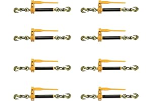 Mytee Products (8 Pack) 5/16 Peerless QuikBinder Plus Ratchet Binder 7,100# WLL Chain Tow H5125-0658