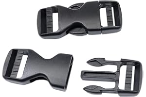 Baitoo Side Release Buckles Heavy Duty Plastic Buckle Snap Clips Clasps Backpack Buckle Replacement for Strap