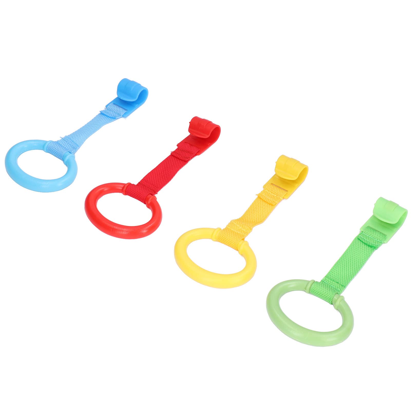 Tbest Plastic pull up rings for babies, toddler walk assistant, ergonomic & safe design, set of 4 in