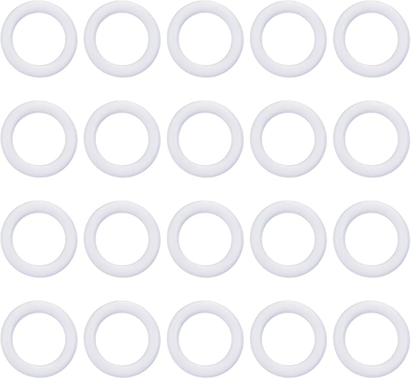 sourcing map Silicone O Rings 0.26in ID 0.37in OD 1/16in Width VMQ Seals 20pk