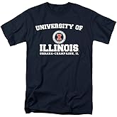 University of Illinois Official Circle Logo Unisex Adult T Shirt
