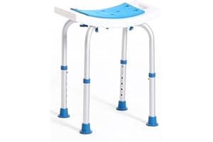 FSA/HSA Eligible Shower Chair for Inside Shower, Shower Stool for Elderly and Disabled, Tool-Free Assembly Shower Seat for Bathtub, Shower Bath Chairs for Seniors/Disabled by DUALECO