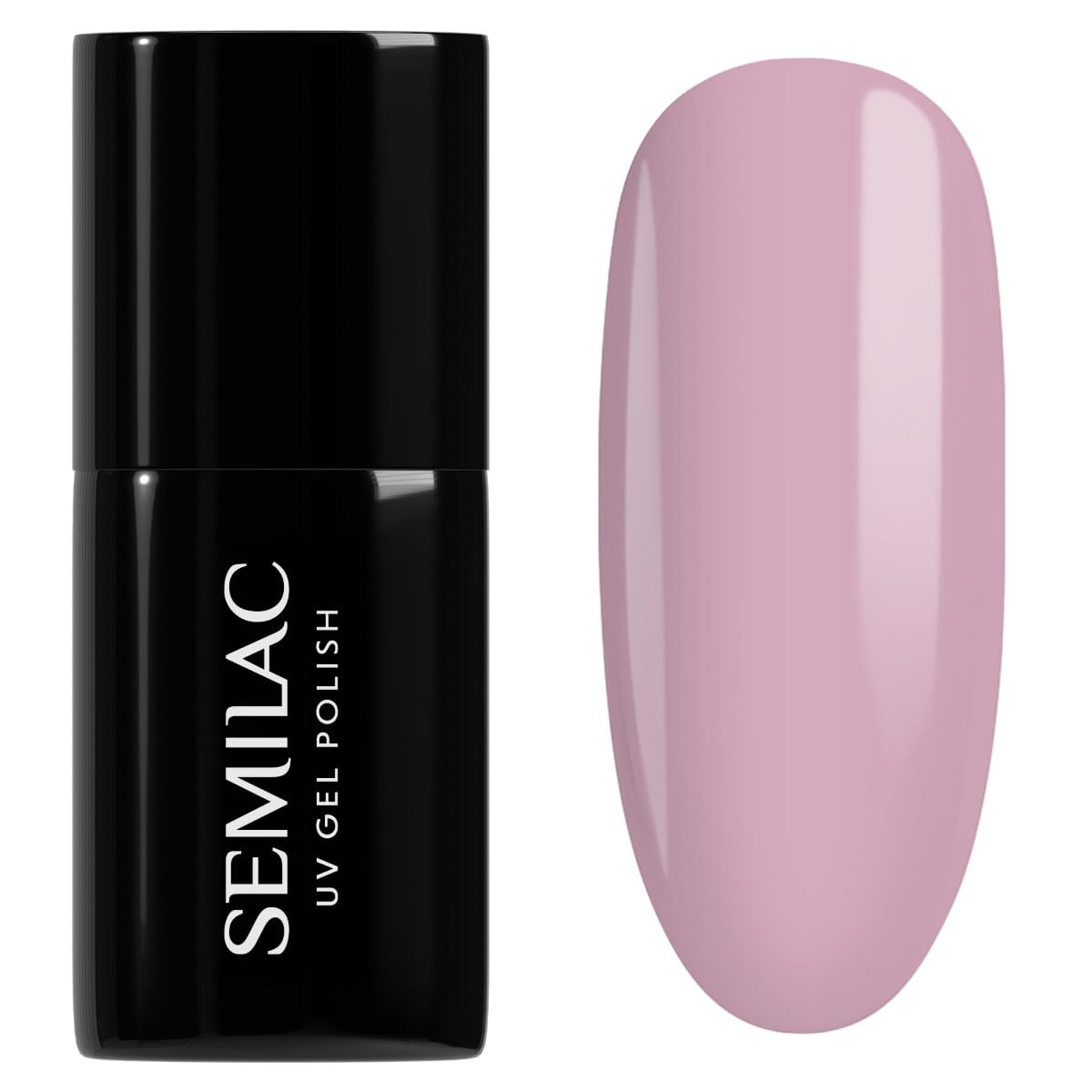 Semilac UV Hybrid Nail Polish, Number 058, 7 ml, Heather Gray