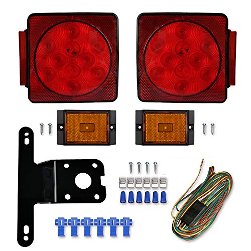 NOVALITE LED Waterproof Trailer Tail Lights Kit Submersible Tail Lamp