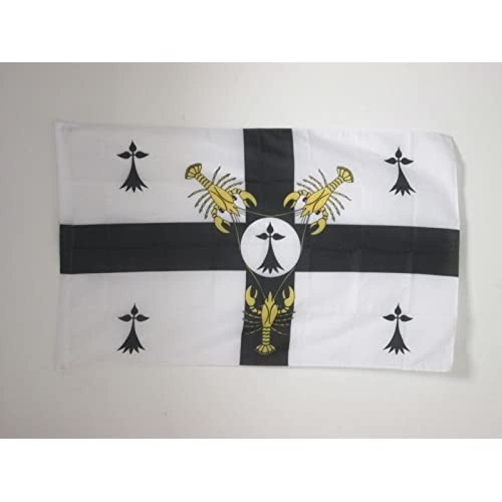 AZ FLAG - Île de Sein Flag - 3x5 Ft - Ile de Sein Banner with Sleeve - 100% Polyester - Fade Resistant - Vivid Colors - 3' x 5' Feet - 150x90 Cm