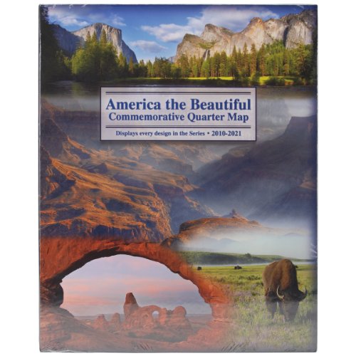 America The Beautiful Commemorative Quarter Map-2010-2021