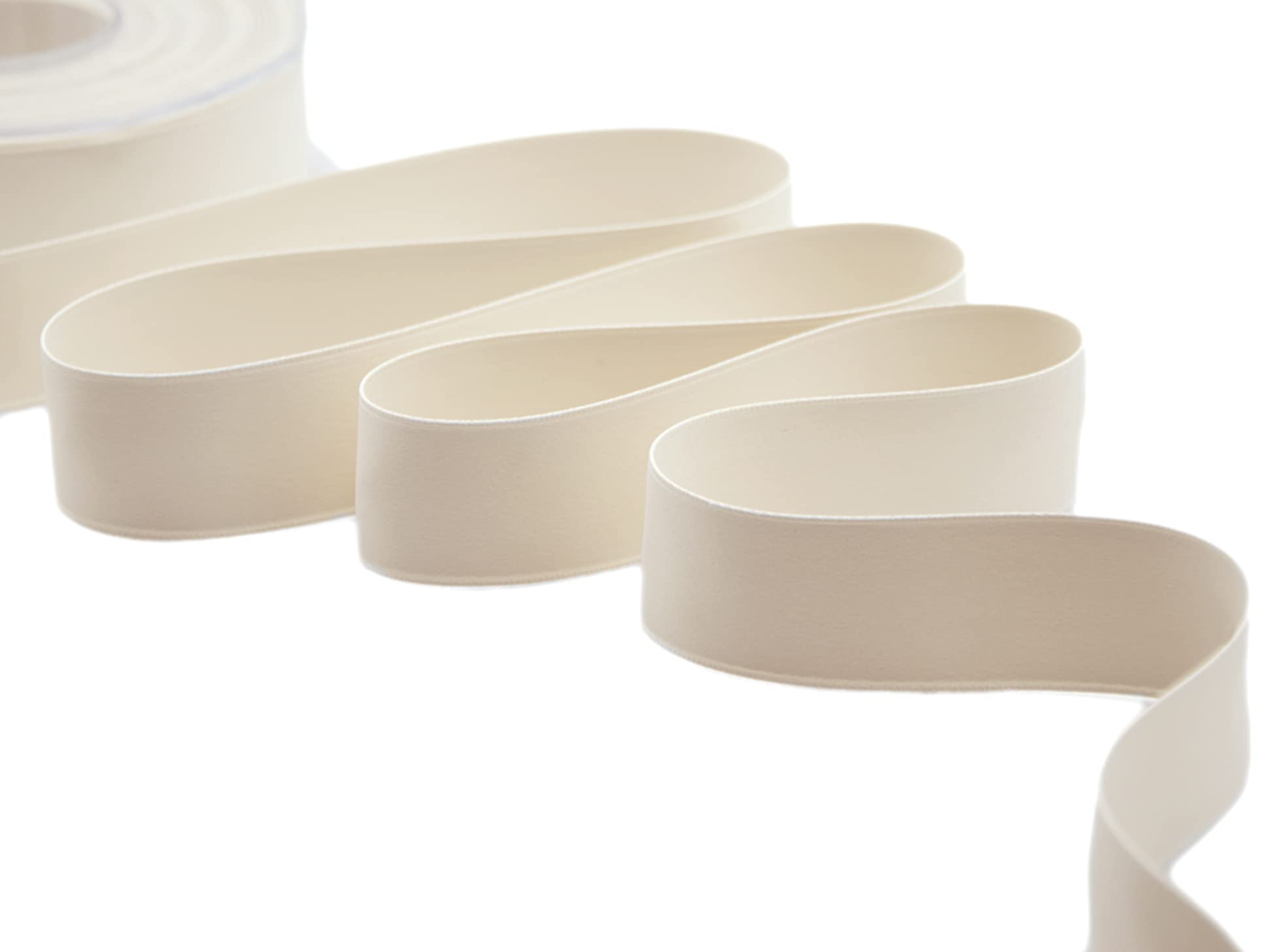 Formoso Ribbon, Silk, Ivory (RAL 1013), 25 mm x 20 m