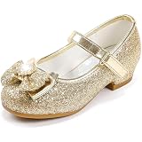 Scarpe Principessa Bambina Scarpe Con Tacco EIGHT KM Per Bambina | Glitter, TPR Antiscivolo, Bianco Scarpe Bimba Tacco - 5