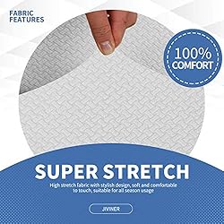JIVINER Newest 3 Pieces Couch Covers for 2 Cushion