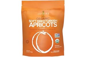 Amphora, Soft Dry Fruit Organic Apricots, ( 6 Ounce, pack of 6 )
