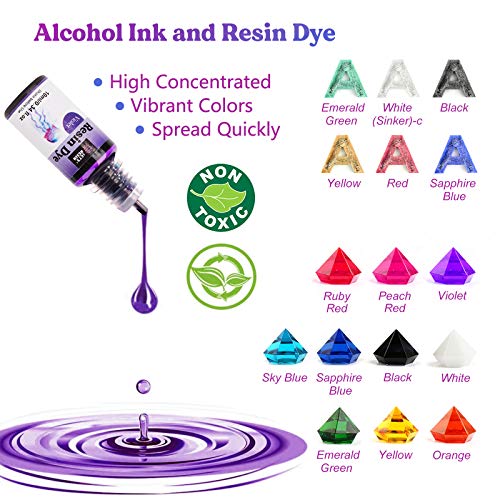 LET'S RESIN Epoxy Resin Kit, 9.8OZ Resin Kit for Beginners, Resin