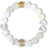 CNYTPE Five Elements Balance Feng Shui Bracelet – Energy Cycle Jewelry for Men Women – Original Crystal Design for Good Luck, Abundance, Protection & Harmony
