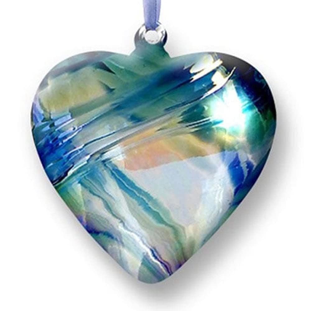 Nobile Glassware Mouth Blown December Birth Gem Heart 1701-17