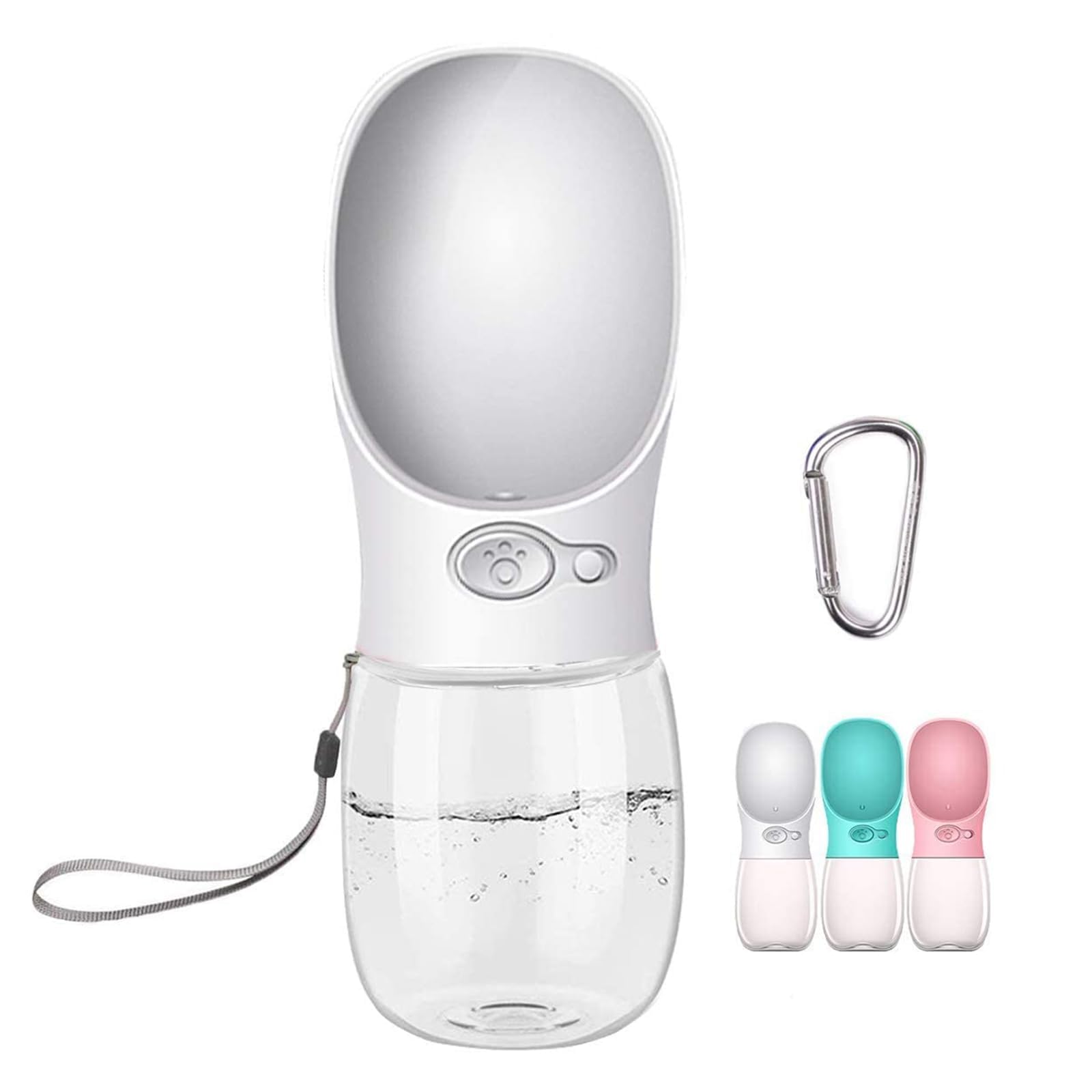 COTOP Portable Dog Water Dispenser, 350/550ml Travel Bottle, Leak Proof Drinking Cup for Dogs, Outdoor Pet Gift