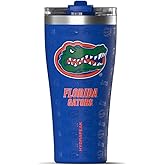 Hydrapeak Officially Licensed Florida Gators Roamer 25 oz Stainless Steel Tumbler, Insulated Tumblers, Water Bottle With Straw