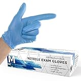 Powder Free Disposable Nitrile Gloves - 100 Pack