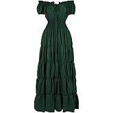 Women Medieval Costume Renaissance Chemise Pirate Peasant Wench Boho Irish Over Dress