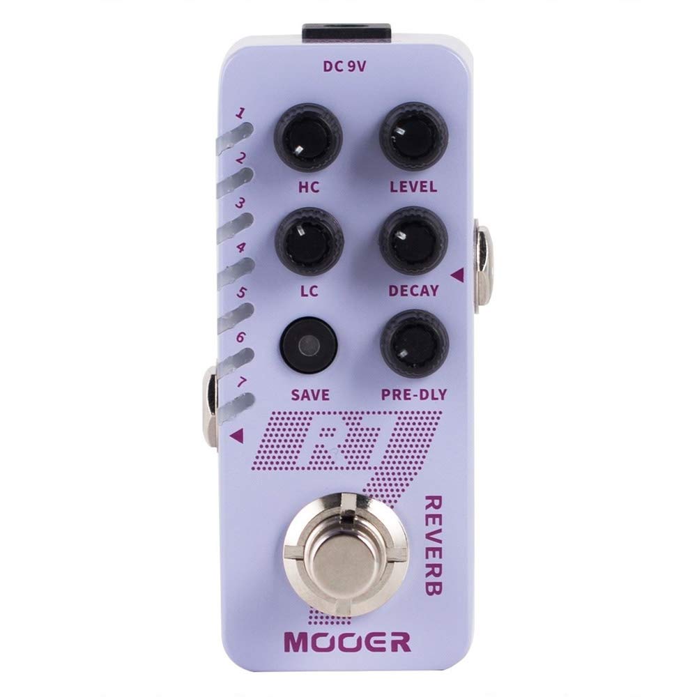 MOOER R7 REVERB PEDAL