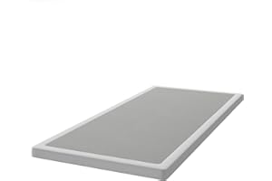 EZBeds Twin XL-Box-Spring, Bunkie Board Twin XL, 2 Inch Twin XL Box Spring Only, Easy Assembly, Noise Free, Metal Mattress Foundation