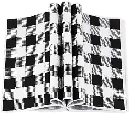 Aazon.co: Hslife 180 Sheets Checkered Dry Waxed Deli Paper Sheets - View #13