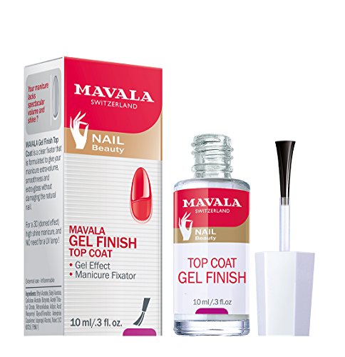 Mavala Nail Top Coat, Gel Finish, 0.3 Ounce
