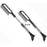 34.5" Snow Brush & Ice Scrapers for Car Windshield with Foam Grip for Cars Extendable, SUV, Trucks - Detachable Сar Scraper -