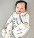 Burt's Bees Baby Baby Beekeeper Wearable Blanket, 100% Organic Cotton, Swaddle Transition Sleeping Bag, A Bee C Cloud, Small