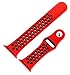SELLERS360 Soft Durable Nike + Sport Replacement Wrist Strap for iWatch Series 1 Series 2 Apple watch band (Red/Black 42mm M/L)