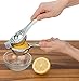 Beaumont Kitchenware Top Rated Stainless Steel Zinc Alloy Jumbo Lemon Juicer | High Quality Never Rust or Chip | Top Quality Heavy Duty Construction | Cleans Easily Dishwasher Safe