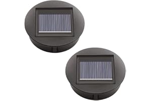 AQEENURA Replacement Solar Light Parts,Waterproof Solar Lanterns Replacement Accessories for Lanterns Outdoor (8CM/3.14 INCH 2PCS)