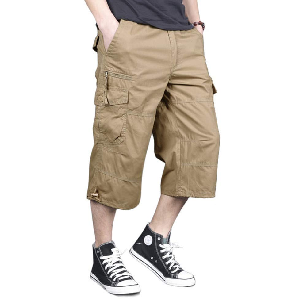 Amazon Mens Cargo Capri Shorts Magnivit Mens Capri Long Elastic