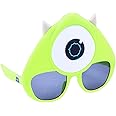 Sun-Staches Disney Monsters Inc. Official Mike Sunglasses Costume Accessory, UV400 Lenses, Blue Mask One Size Fits Most