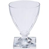 Caspari Acrylic 8.5oz Wine Goblet in Crystal Clear - 1 Each